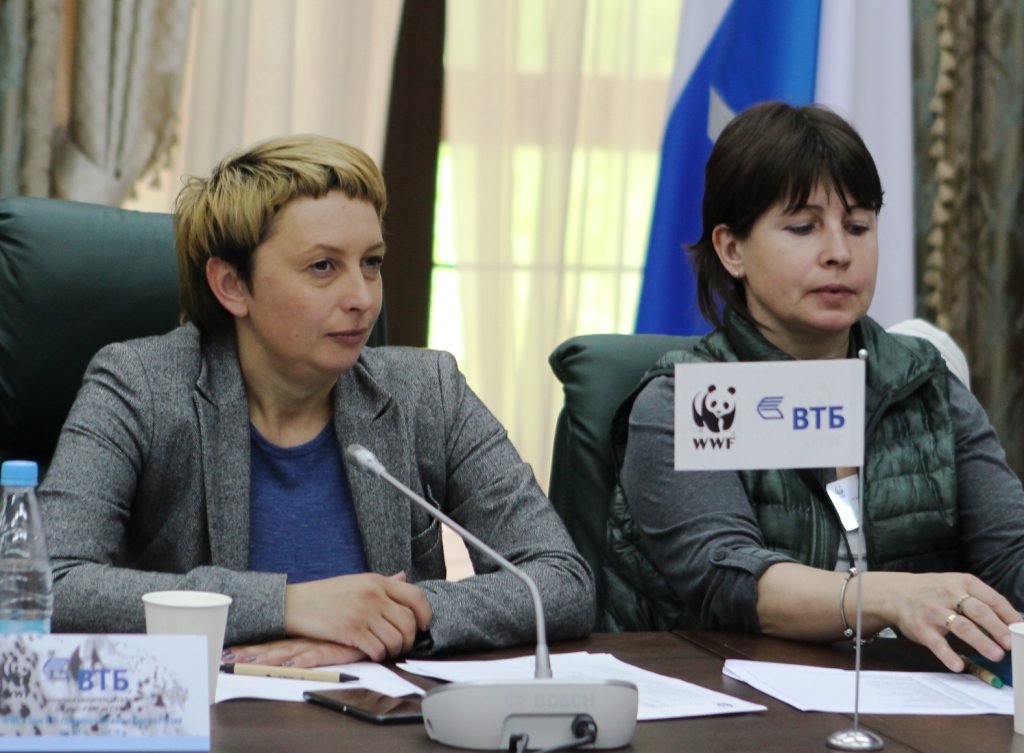 Наталья Трофимова и Наталья Дронова WWF России